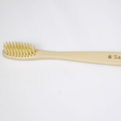 Bamboo Toothbrush With Bamboo Fibre Bristles - Adult Medium